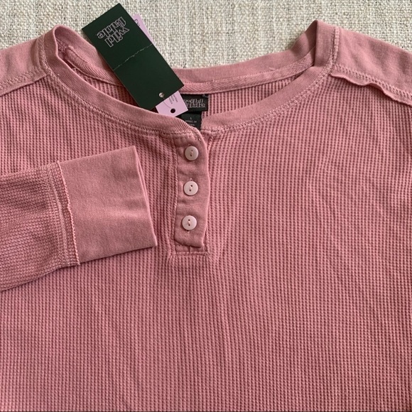 New 2-pc Bundle WILD FABLE Tops Pink Lavender Shirts Waffle Ribbed Women’s L NWT - Picture 11 of 16